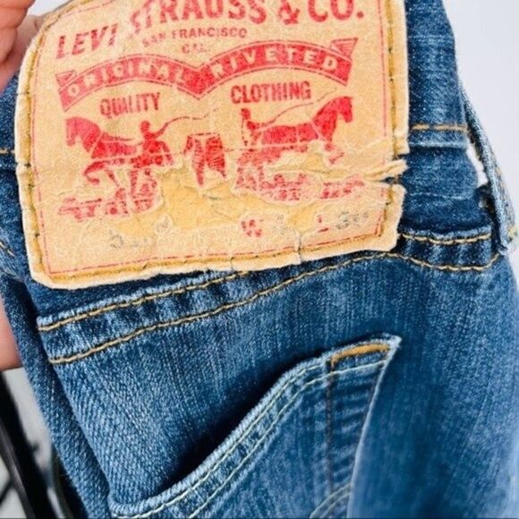 Levis Mens Blue jeans 40x30 BoxP - Picture 3 of 3